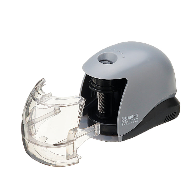 NOTIONSHARE USB Battery Electric Pencil Sharpener Simple Business Style Sharpener Electric Pencil Sharpener Automatic Sharpener Desktop School Office Supplies