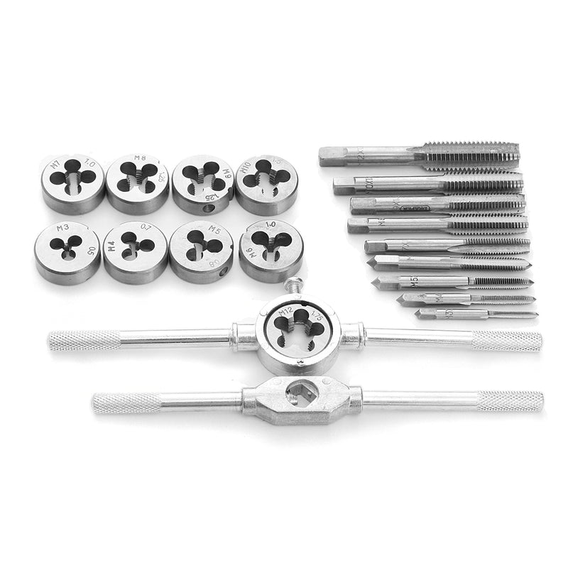12/20pcs Metric Screw Tap Wrench with Die Adjustable Tap Wrench M3-M10 Nut Bolt