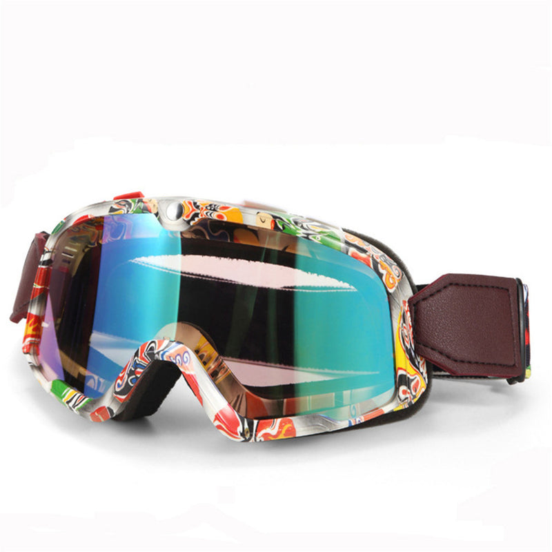 BSDDP Motorcycle Helmet Skiing Goggles Windproof Off-road With Anti-UV Lens