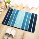 Honana MT-815 50x80cm Modern Minimalist Mat Anti-Skid Gradient Stripe Rugs Carpet Home Bathroom Mat