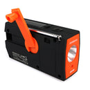 Retekess HR12W Manual Crank Generator DIY USB Electric Dynamo Power FM/AM/NOAA Radio With Flashlight For Camping Travel