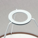 265x355x215MM Cotton Textured Fabric PVC Linen Shade Desk Ceiling Lampshade