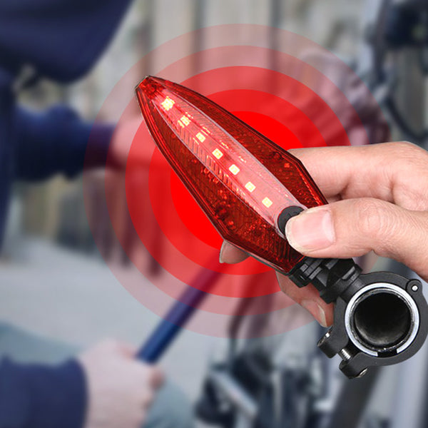 Xmund XD-BL1 1 Pair 130dB Deputy Horns Warning Lights Bike Handlebar Grips Light Waterproof USB Charging