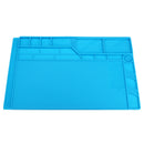 550x350mm Silicone Pad Heat Insulation Working Mat Soldering Phone Repair Tool