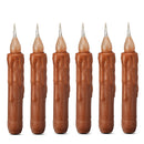 6Pcs/Set LED Flameless Candle Battery Powered Flickering Wax Wedding Decorations