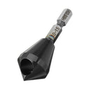 Drillpro HRC89 TiAlN Countersink Drill Bit M35 Cobalt Deburring Chamfer Drill Bit 2-5/5-10/10-15mm