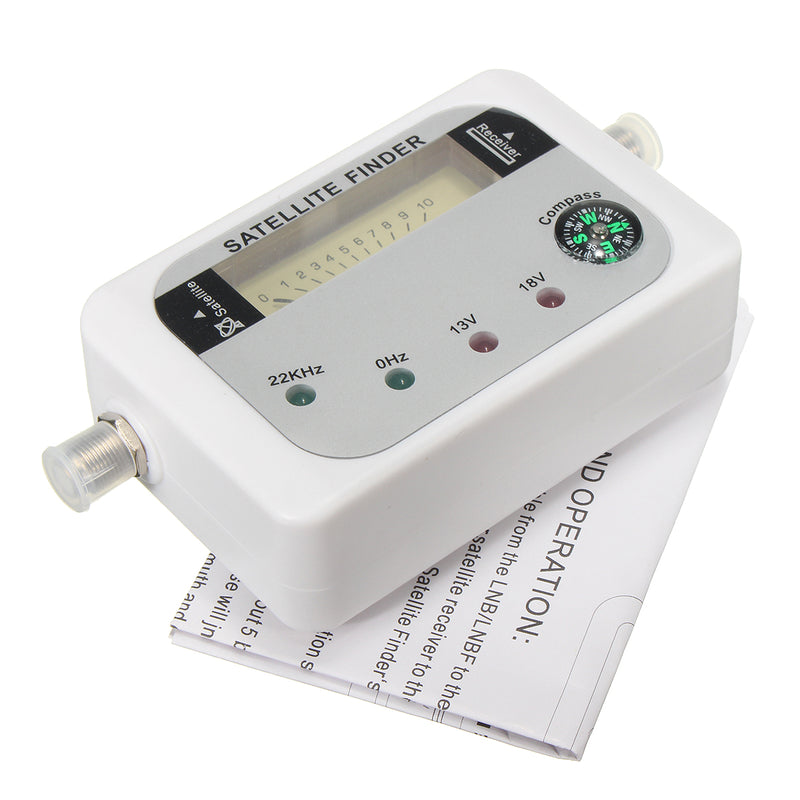 SF-9508 Digital Satellite Finder Signal Meter Sat Dish Finder DVB-T with Compass