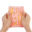 Medical Suture Training Kit Human Traumatic Skin Model Suturing Practice Trainin