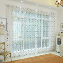 Honana WX-C11 1x2m Fashion Bird Nest Voile Door Curtain Panel Window Room Divider Sheer Curtain Home Decor