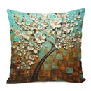 Cushion Case Tree Flower Pillow Case Cotton Linen Cushion Cover Gift Home Decor