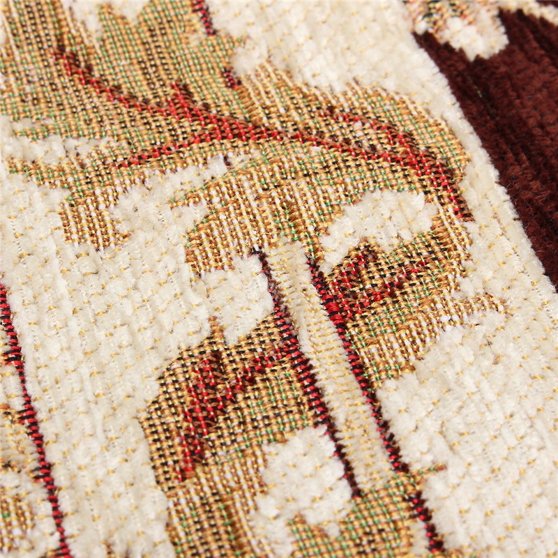 European Style Pastoral Carpet Stair Tread Anti Skid Step Rugs Stair Mats With Magic Paste