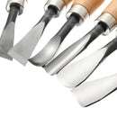 6Pcs Wood Carving Hand Chisels Tool Set Woodworking Professional Lathe Gouges