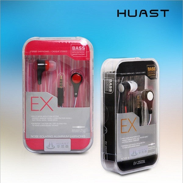 HUAST-30 3.5mm Music In-ear HiFi Earphone With Mic for Smartphone