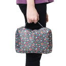 Bible Sturdy Cover Scripture Floral Canvas Hand Carry Handle Bag Storage