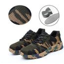 TENGOO Safety Shoes Labor Insurance Shoes Steel Toe Waterproof Anti-Smashing Non-Slip Outdoor Hiking Work Shoes