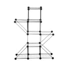 66*22*86 cm Balcony Metal Flower Plant Standing Rack Foldable Corner Shelf Display Save Kitchen Storage Organizer Holders