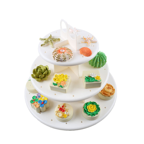 3 Tier Wedding Birthday Party Cake Cupcake Stand Dessert Display Lollipop Holder Cake Decorations