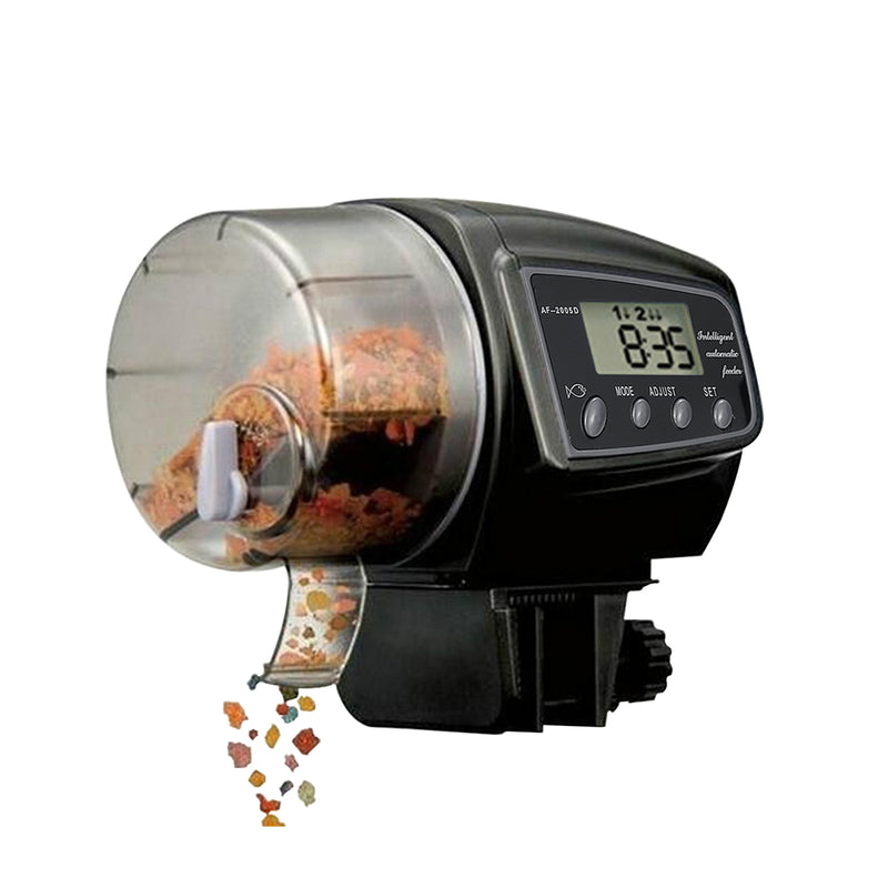 Digital LCD Automatic Fish Food Feeder Auto Timer Feeder Pet Aquarium Tank Pond