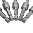 10pcs 8mm Socket Magnetic Nut Driver 1/4 Inch Hex Shank Power Drill Bits