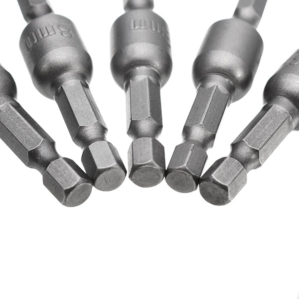 10pcs 8mm Socket Magnetic Nut Driver 1/4 Inch Hex Shank Power Drill Bits