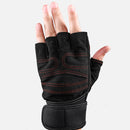 KALOAD 1 Pair Neoprene Sports Weight Lifting Gloves  Anti-slip Half Fingers Fitness Exercise Glove