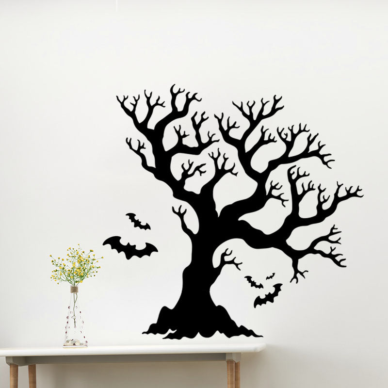 Miico FX3016 Halloween Sticker Cartoon Sticker Tree Branch Pattern Removable Wall Sticker For Room Decoration