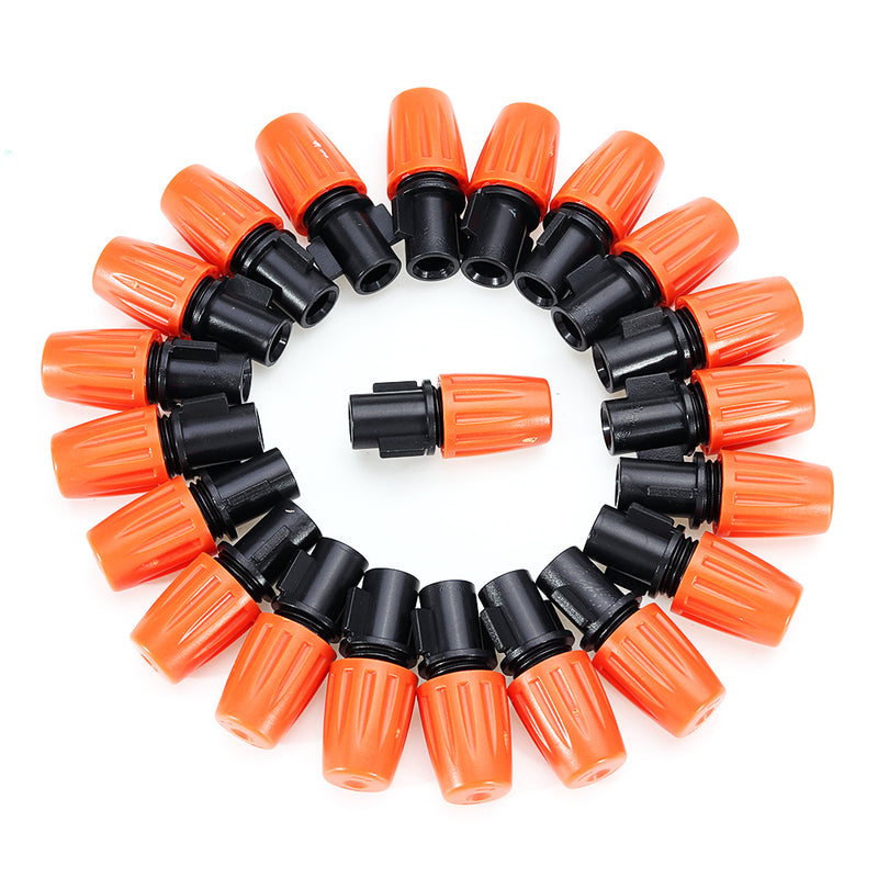 50Pcs Garden Sprinklers Atomization Nozzle Water Adjustable Sprayer DIY Micro Drip Irrigation Plant Self Garden Mist Sprinkler