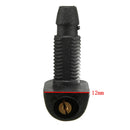 Black Plastic Car Front Window Wind Shield Washer Spray Nozzle For BMW