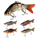 20cm 110g 6 Segments Fishing Lure 3D Eyes Swimbait Crankbait Isca Artificial Hard Bait Wobblers