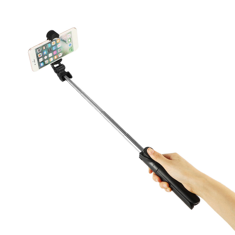bluetooth Extendable Handheld Wireless Selfie Stick Tripod Remote Shutter Holder for Mobile Phone