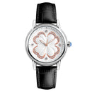 SKMEI 9159 Women Leather Strap Casual Dress Quartz Watch