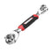 Raitool 48 In 1 Socket Wrench Multifunction Universal Wrench 360 Degree Revolving Spanner