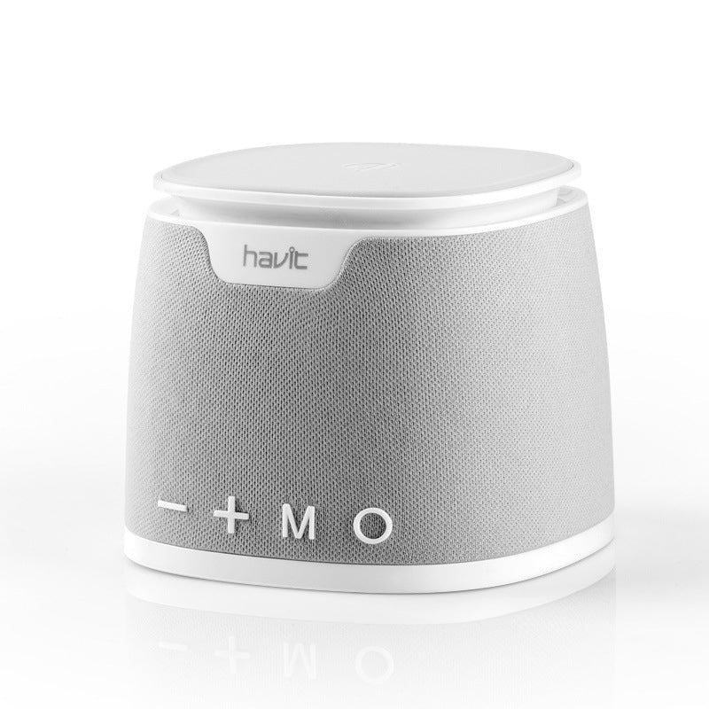 Havit M1 Wireless Qi Charging bluetooth Speaker Mini Heavy Bass Stereo TF Card Handsfree Speaker