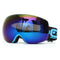 Winter Unisex Anti Fog Blue Dual Len Motor Bike Racing Outdooors Snowboard Ski Goggles