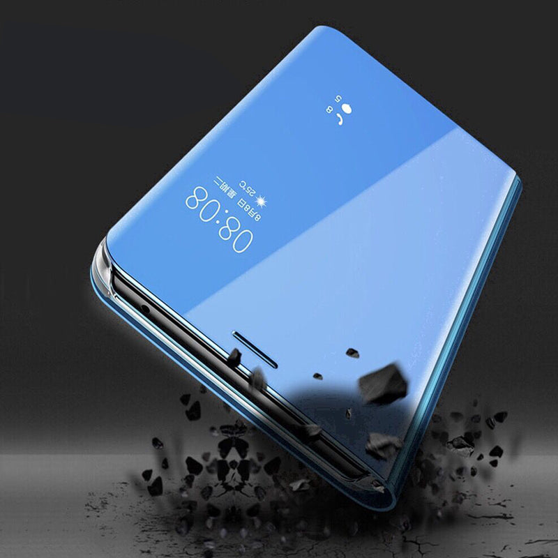 Bakeey Plating Mirror Window View Shockproof Flip Full Cover Protective Case for Xiaomi Redmi Note 8
