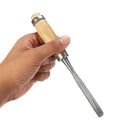 12Pcs Wood Carving Chisel Set Carbon Steel Woodworking Rolling Pouch