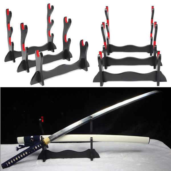 1-3 Tiers Katana Wakizashi Tool Carrier Of Japanese Samurai Wword Holder Stand