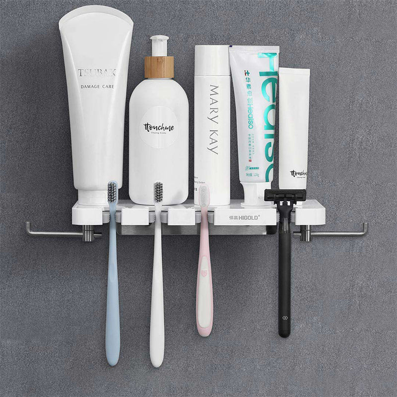 Stainless Steel Bathroom Hardware Set Towel Rack Toilet Paper Holder Towel Bar Hook Bathroom Accessories from Xiaomi Youpin