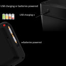 ThatCloud TZL-12 Energy Saving Sensor Trash Can Inductive Open/Close Waste Bins For Home Bathroom Office Kitchen USB/Batteries Powered