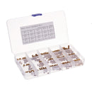 Suleve MXBN3 250pcs M2/M3/M4 Metric Threaded Brass Knurl Round Insert Nut Assortment Set