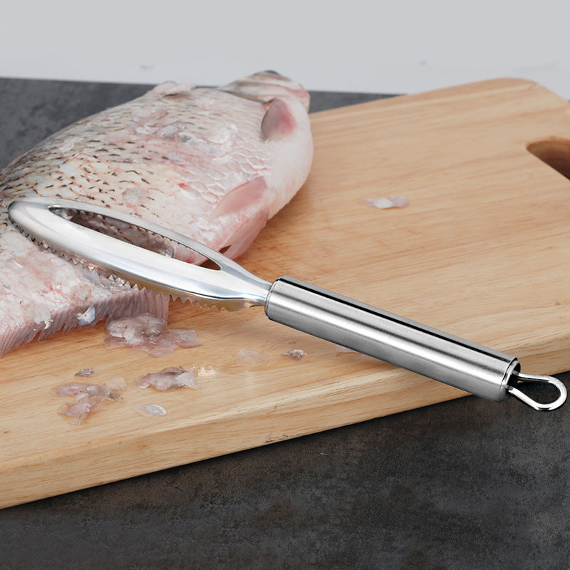 Fish Scale Scraper Scales Scales 304 Stainless Steel to Fish Scales Artifact Kill Fish Tools Kitchen Gadgets