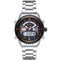 STRYVE S8020 LCD 5ATM Waterproof Week Display Full Steel Fashion Men Dual Display Digital Watch