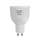 Mi Light Dimmable GU10 5W RGBW LED Smart Bulb 2.4G Wireless WiFi APP Control Lamp AC86-265V