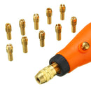HILDA 46pcs Multifunction Engraving Pen 12V Mini Drill Rotary Tool with Grinding Accessories Set