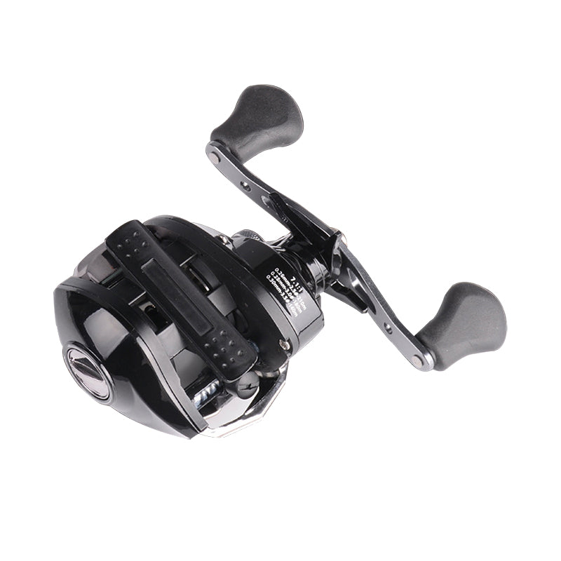 Bobing BC200 17+1BB 7.1:1 Aluminium Alloy Fishing Wheel Left/Right Hand Black Baitcasting Reel