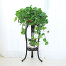 Retro Flower Stand Chic Indoor Garden Metal Plant Holder Display Planter Vase