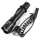 Alonefire TK400 XM-L2 LED 5Modes Zoomable Waterproof Tactical Flashlight 18650 Flashlight