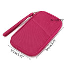 Pen Pencil Phone Passport ID Credit Card Ticket Wallet Purse Makeup Zipper Storage Holder Bag Case