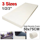 75x50cm Foam Cushion Sheet Thickness 2.5/5/7.5cm Seat Cushion Replacement Upholstery Firm Sponge Mat