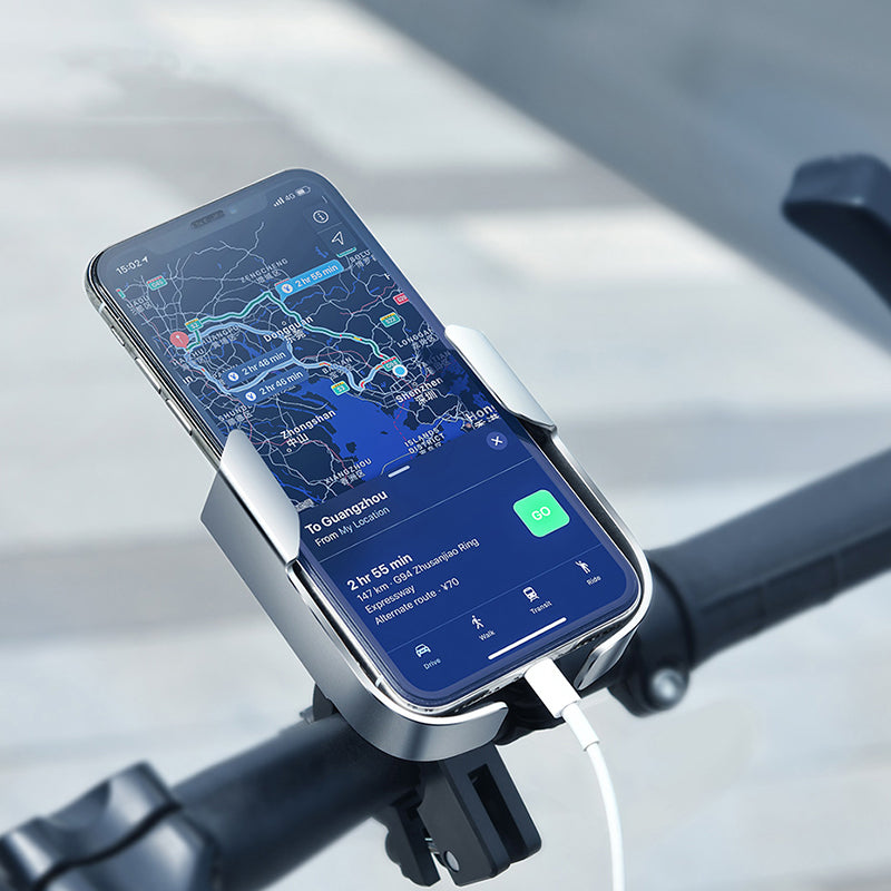 Baseus Universal Bike Motorbike Electric Vehicles Handlebar Phone Holder 360 Rotation for 4.7-6.5 Inch Smart Phone